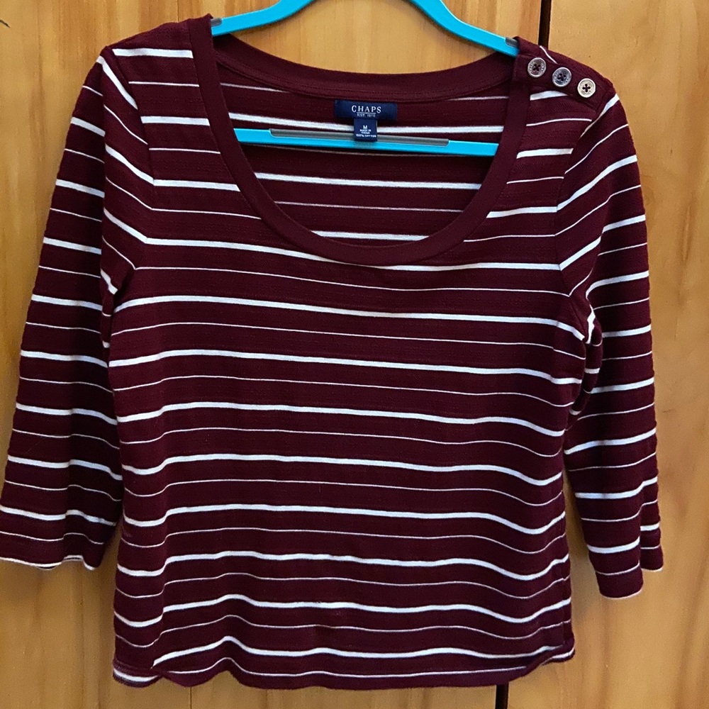 Chaps U-neck top